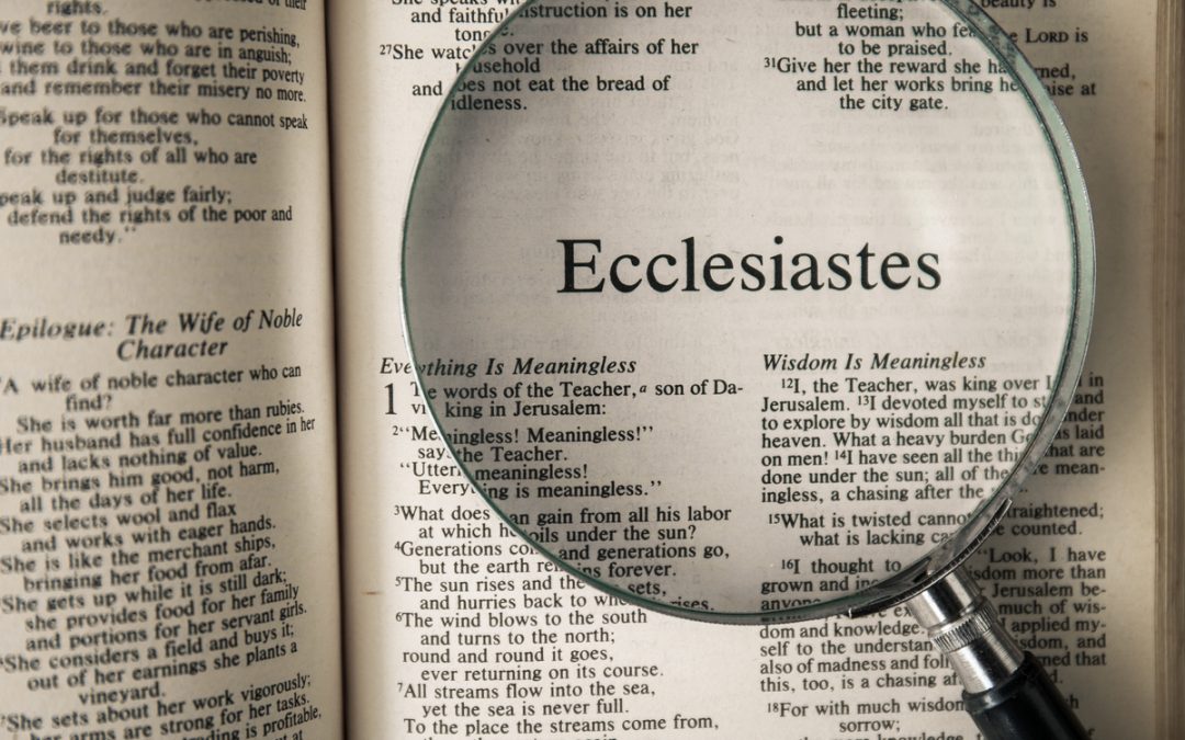 Resources for Your Study Through Ecclesiastes