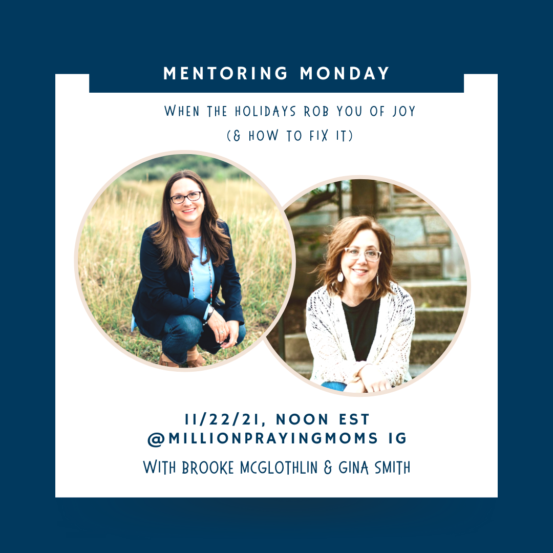 {Mentor Monday} When the holidays rob your joy  (& how to fix it)