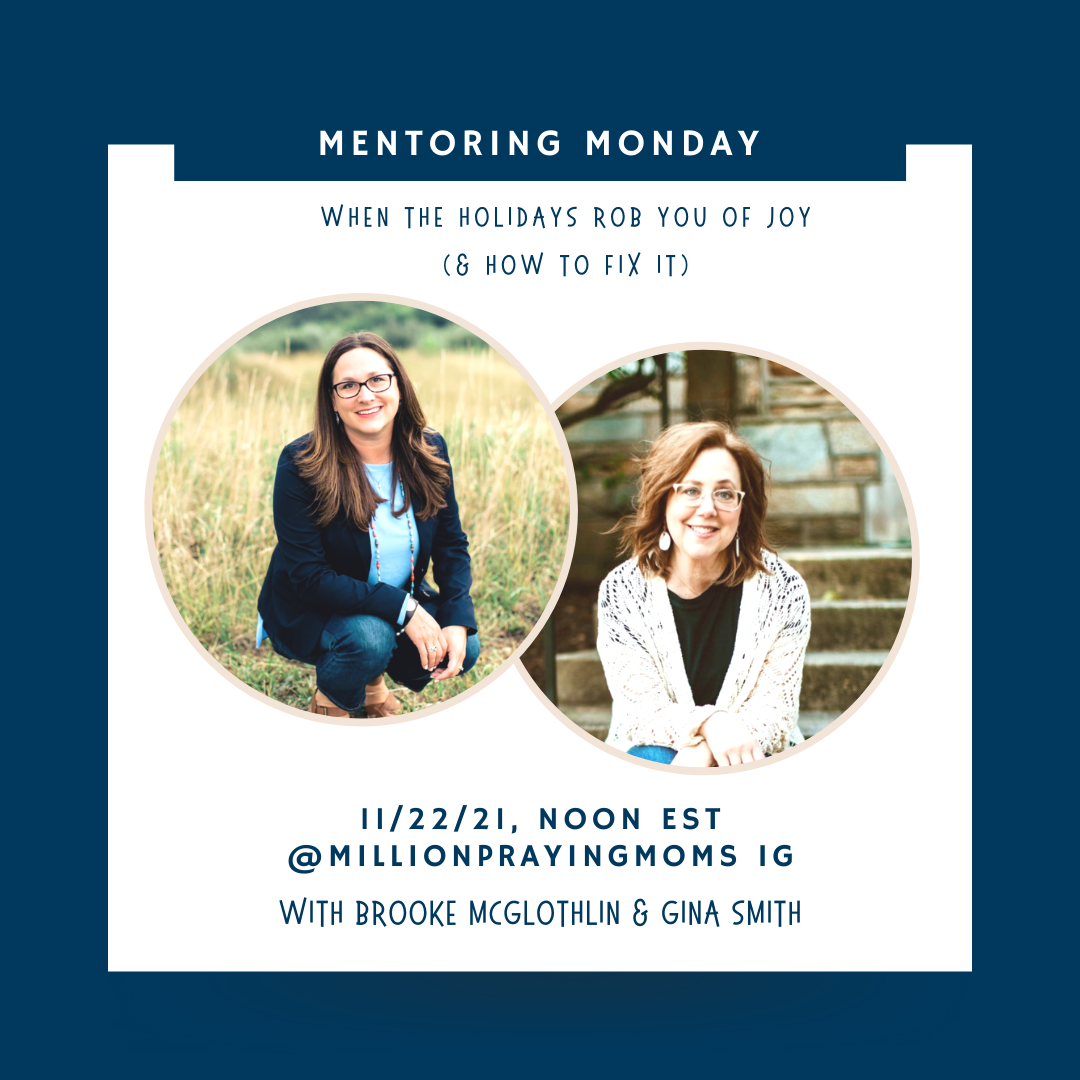 {Mentor Monday} When the holidays rob your joy (& how to fix it)