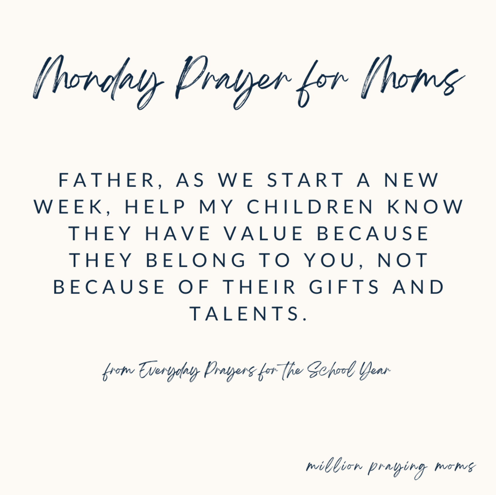 A Monday Prayer for Moms {9/26/22}