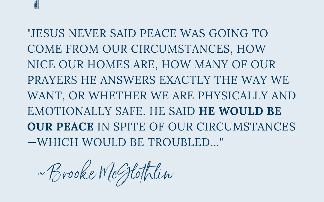 {Root of Our Lack of Peace} #1: Letting the World Define Peace