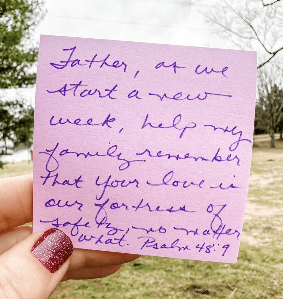 {5-Minute Prayer} the Safety of God’s Love