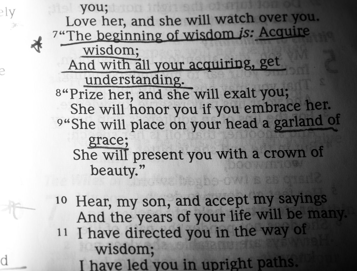 A Prayer for Words of Wisdom